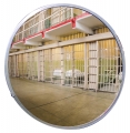 12" - Convex Polycarbonate Safety & Security Mirror (Indoor/Outdoor) W/1 Z Bkt